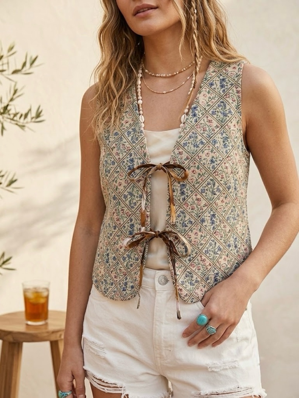 Boho Cottagecore Vest